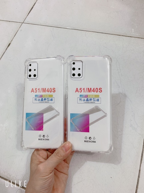 Ốp Silicon trong Chống SỐC Dày dặn sam sung A51, M40S