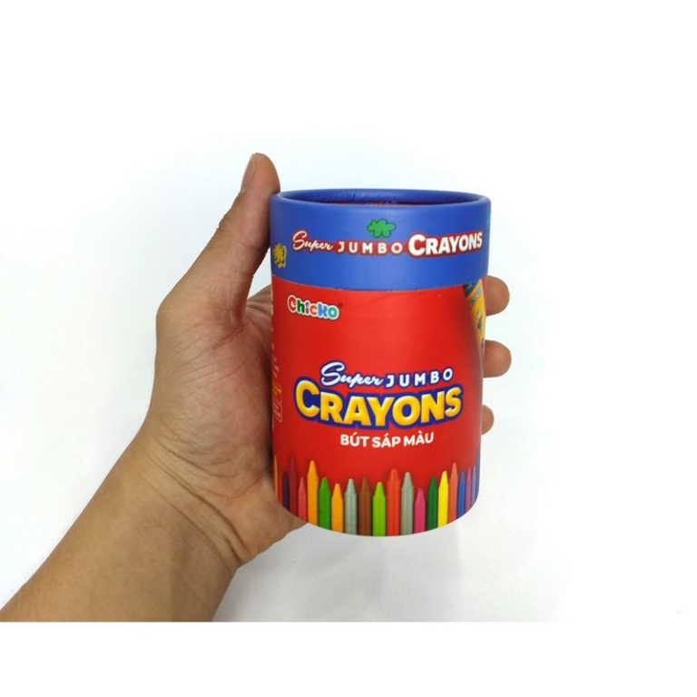 [TIEMSACH] Bút Sáp Màu Duka - Super Jumbo Crayons (18 Màu) DK 3305 - 18 - Hàng được cung cấp chính thức từ nhà phân phối