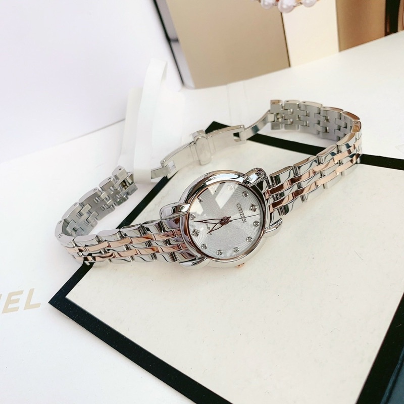 Đồng hồ nữ Ci.ti.zen Eco Drive màu gold rose