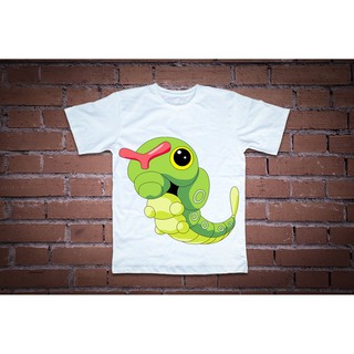 Áo thun in hình Pokemon Sâu Xanh Capterpie