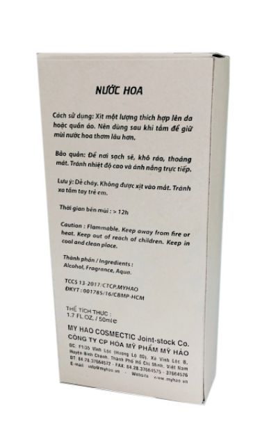 (Nam, nữ) Nước hoa Eki 50ml