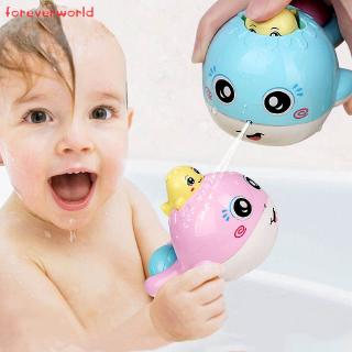 ♣✨♣ Baby Catoon Whale Spraying Water Toys Floating Whale Bath Shower Toys Funny Toy For Children
