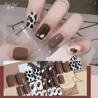 Set 24 móng giả nghệ thuật kèm keo