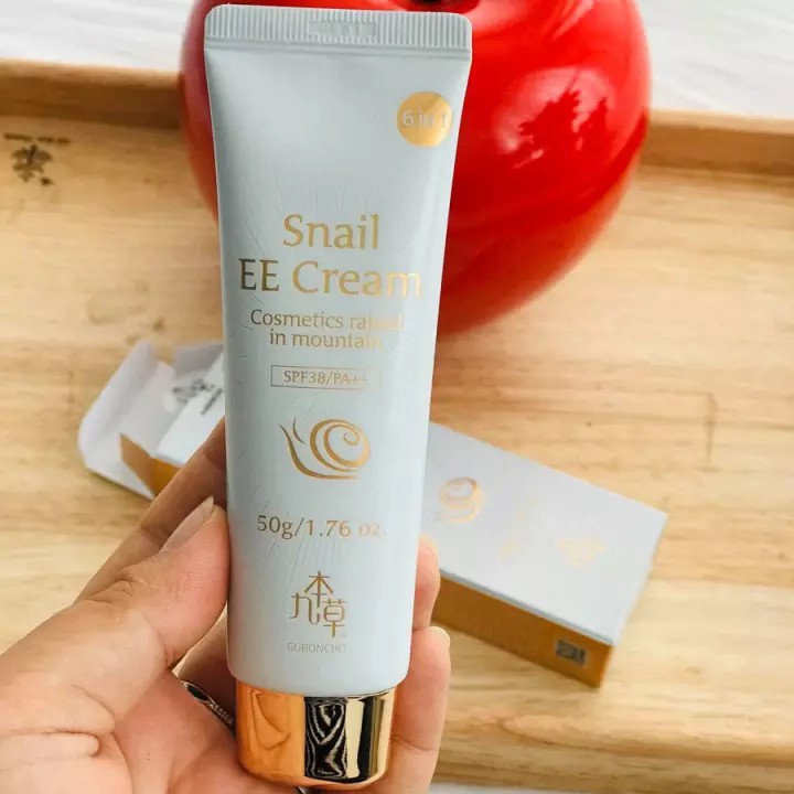 Kem Ốc Sên EE 6 in 1 Guboncho Snail EE Cream - làm trắng, chống nhăn, chống nắng, che khuyết điểm, dưỡng ẩm, cấp ẩm | BigBuy360 - bigbuy360.vn