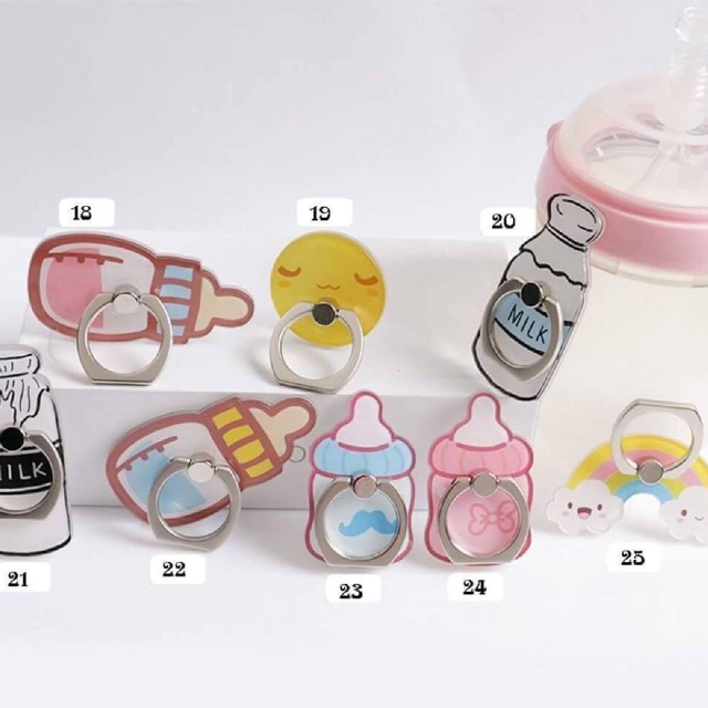 IRING NHẪN DÁN MÓC BẢO VỆ ĐIỆN THOẠI, MÁY TÍNH BẢNG - Thái Lan