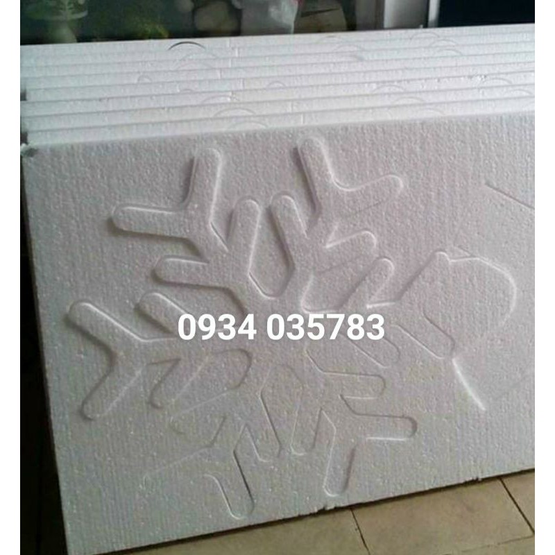 Hoa tuyết xốp trang trí giáng sinh