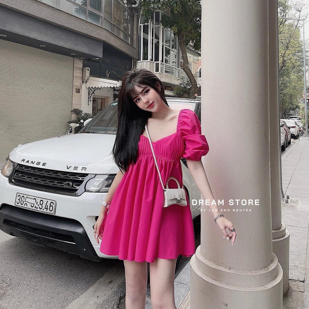 Đầm Babydoll Xếp Ly