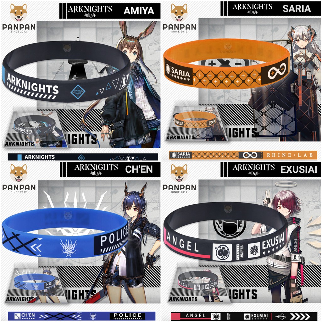 Vòng đeo tay thời trang ARKNIGHTS (silicon) có hộp đựng