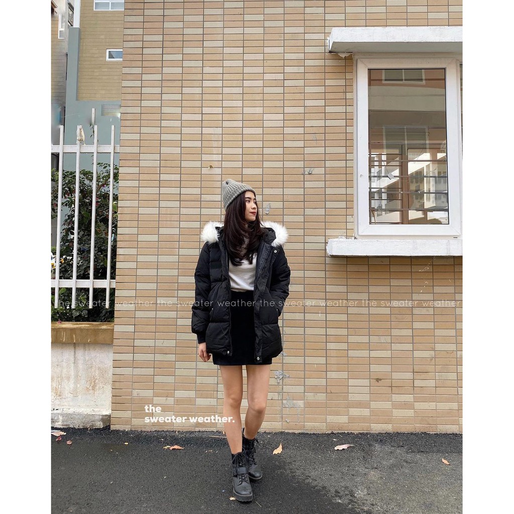 [Mã 2611THTRANG100K hoàn 10% xu đơn 99K] (Ảnh thật) Áo phao béo mũ lông 2 màu the.sweaterweather TSW | BigBuy360 - bigbuy360.vn
