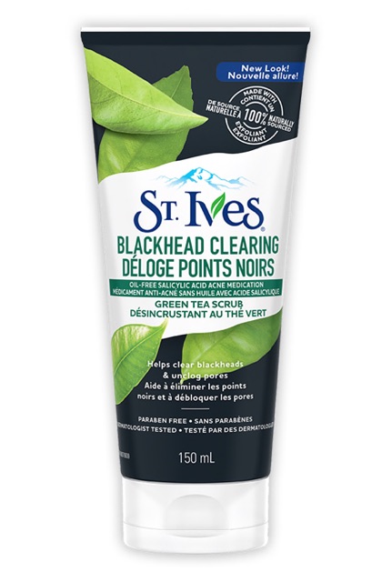 SỬA RỬA MẶT ST.IVES BLACKHEAD CLEARING GREEN TEA SCRUB