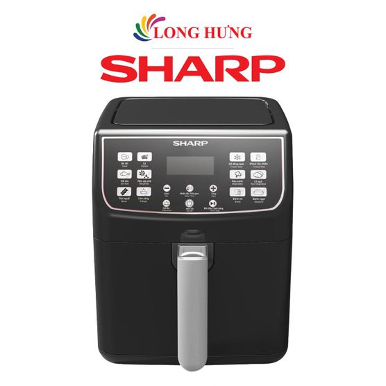 [Mã ELHADEV giảm 4% đơn 300K] Nồi chiên không dầu điện tử Sharp 5.5 lít KF-AF55EV-BK - Hàng chính hãng