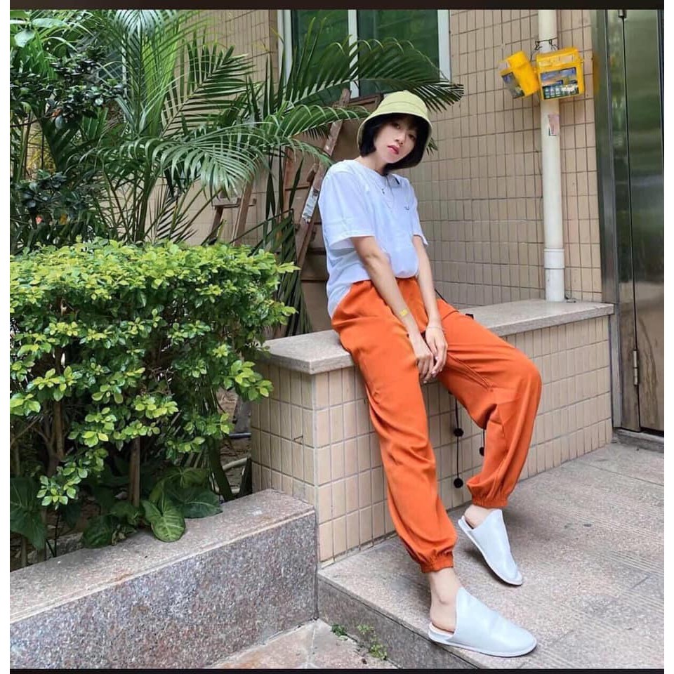 Quần Alibaba dài màu trơn thời trang cho nữ