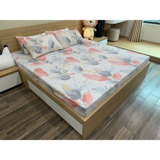 ga gối lá hồng cotton poly