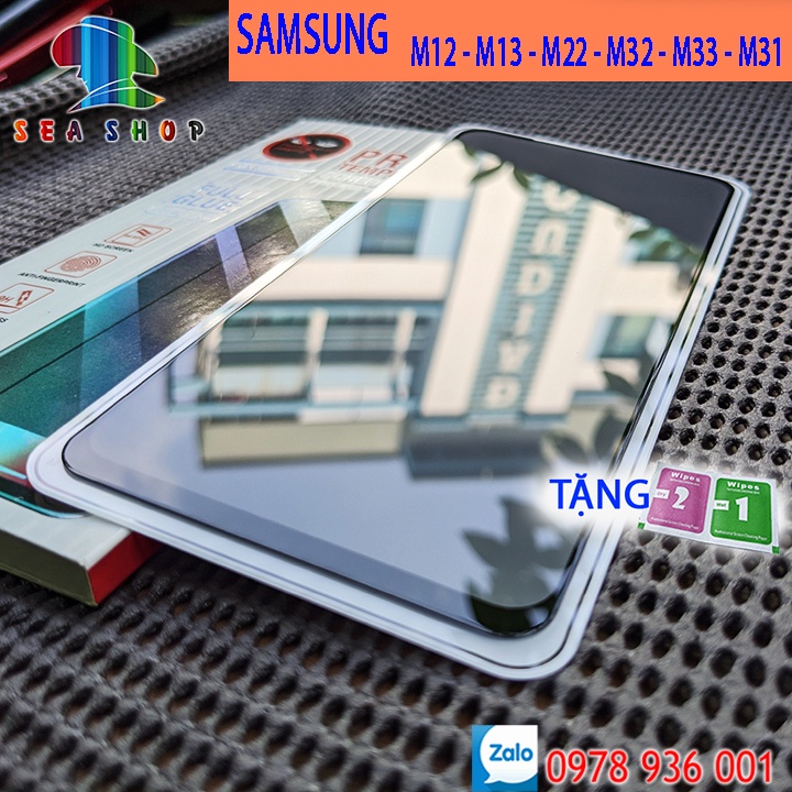 Kính chống nhìn trộm Samsung Galaxy M12, M13 4G, M22, M32 5G, M33 - full màn hình - Độ cứng mượt mà