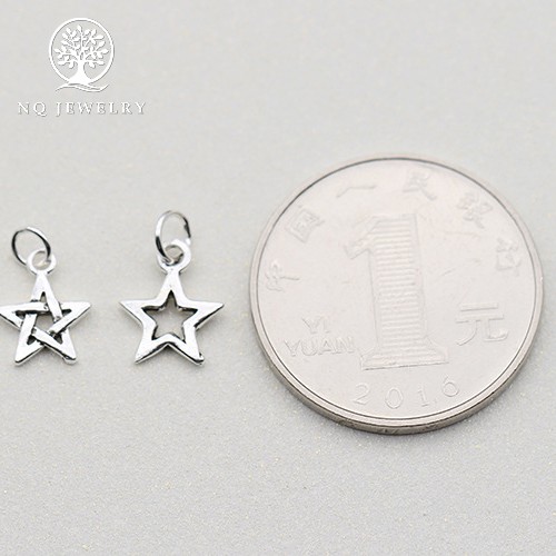 Charm bạc mặt ngôi sao năm cánh - NQ Jewelry