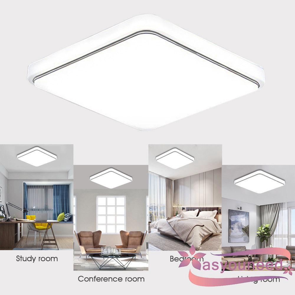 Đèn LED vuông gắn trần trang trí nội thất phong cách hiện đại