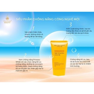 KEM CHỐNG NẮNG PRINCESS WHITE