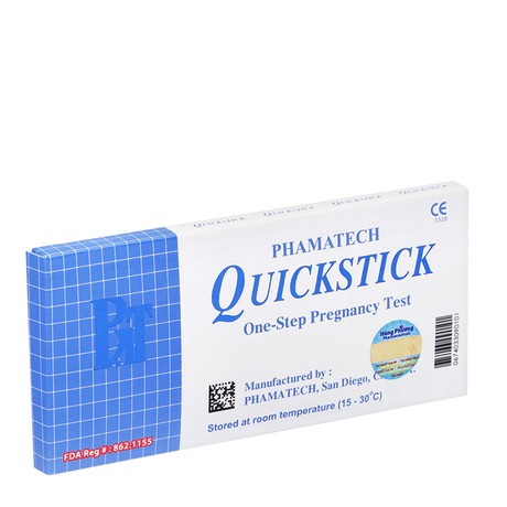 QUE THỬ THAI NHANH QUICKSTICK (1 CÁI/HỘP)