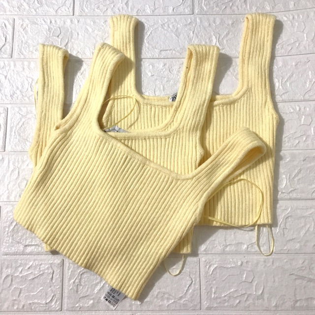 [Mã FASHIONT4WA2 giảm 10K đơn 50K] Áo croptop zaaraa không đường may xuất dư bao đẹp | BigBuy360 - bigbuy360.vn