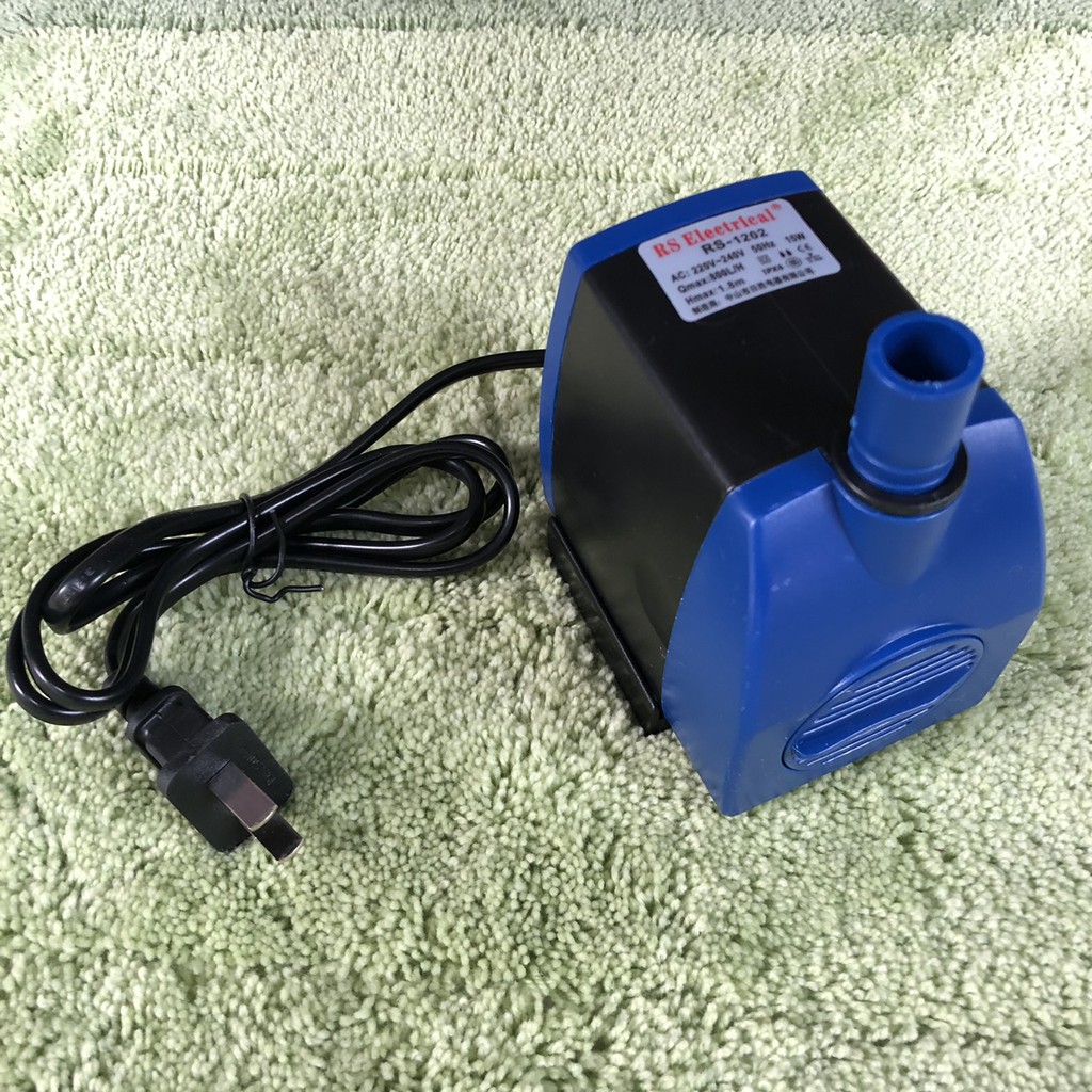 Máy bơm nước bể cá RS-1201, hàng cao cấp nhỏ gọn (12W, 600L/H)