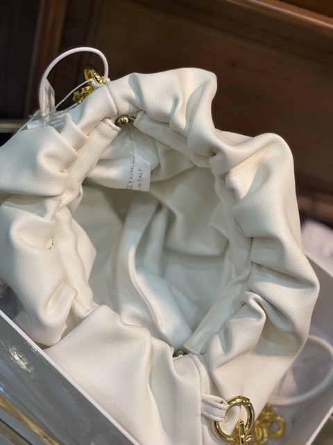 Túi đeo vai kẹp nách màu trơn da mịn quai xích hàng cao cấp fullbox có hộp