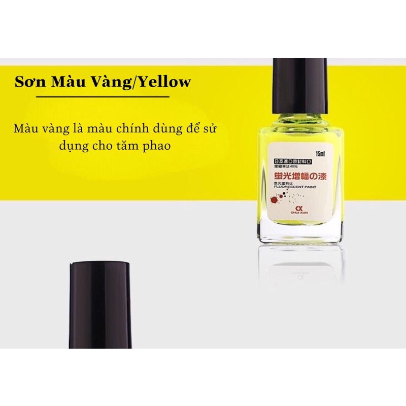 Sơn tăm phao câu đài - nhiều màu sắc rõ nét