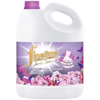Combo 3 can nước giặt xả fineline màu tím can 3000ml - hàng chính hãng thái lan