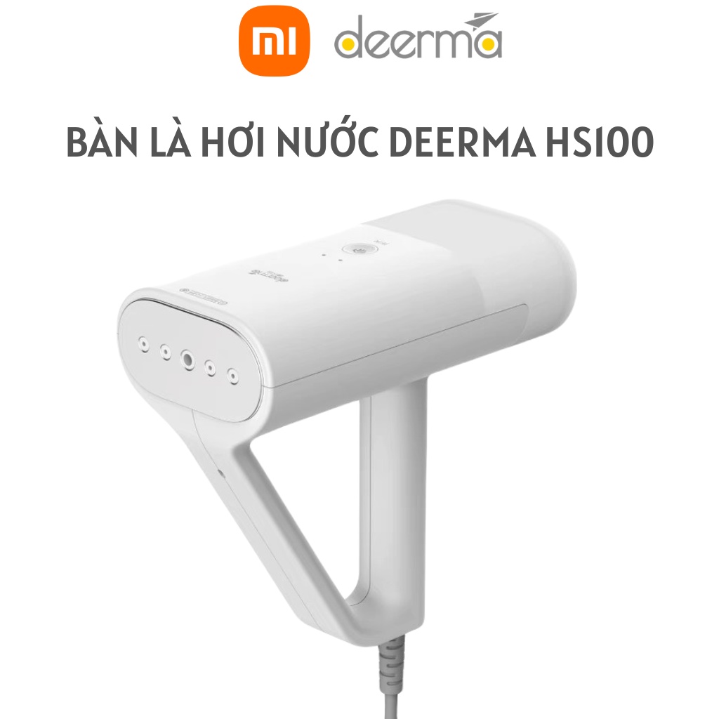 Bàn là hơi nước cầm tay XIAOMI HS100 nhỏ gọn, tiện lợi, là phẳng mọi loại quần áo, công suất 1000W