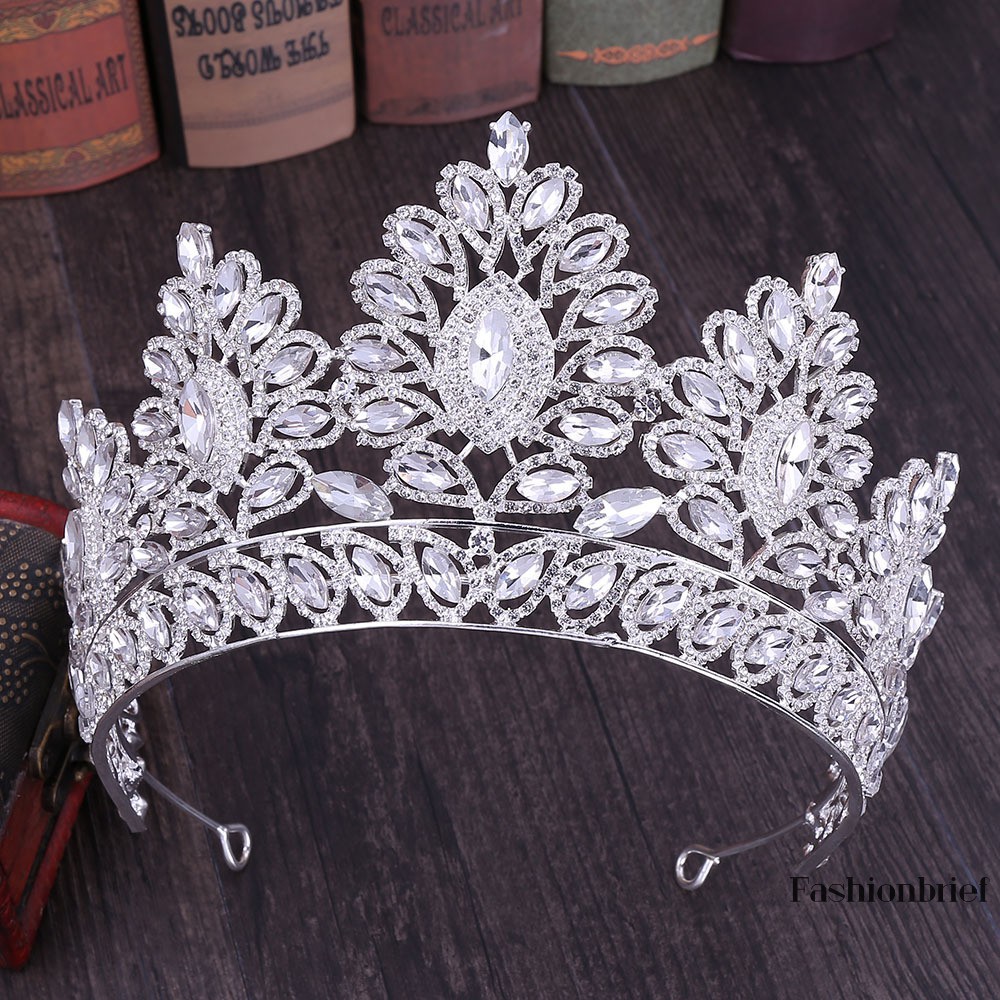 Vương miện đính đá phong cách sang trọng thanh lịch dành cho cô dâu