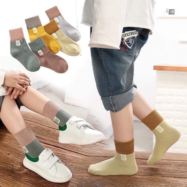 SET 10 ĐÔI TẤT KID 19 CHO BÉ
