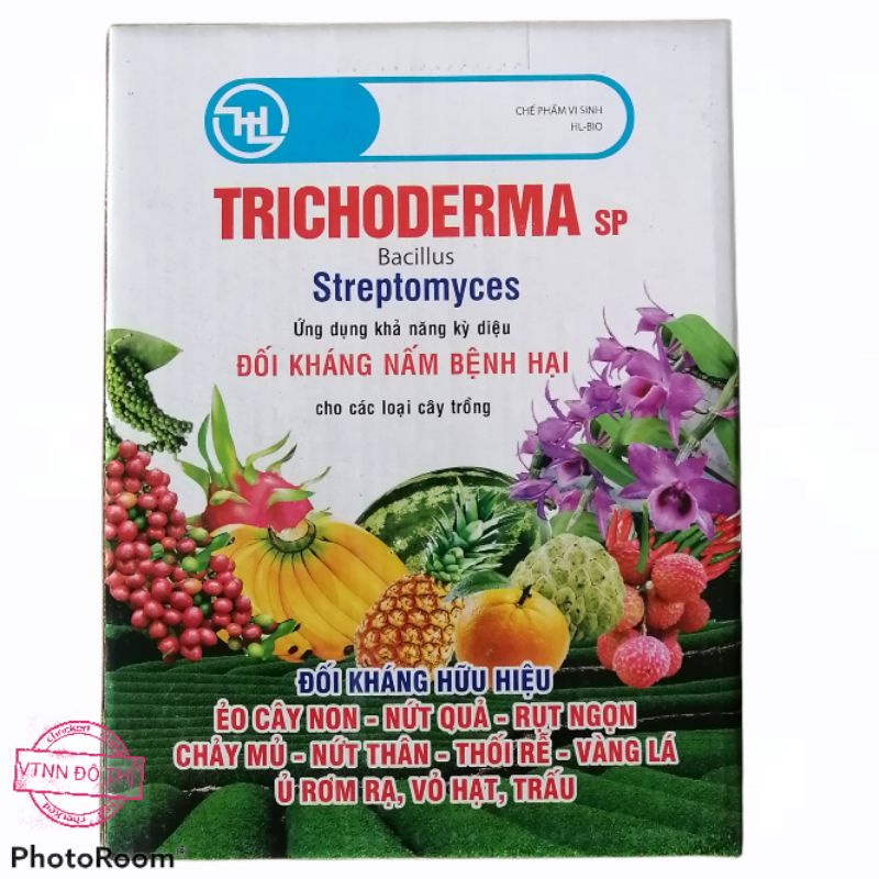 Chế phẩm sinh học nấm đối kháng Trichodema cao cấp túi 1 kg - Phòng nấm bệnh cho cây và ủ phân hữu cơ hiệu quả cao