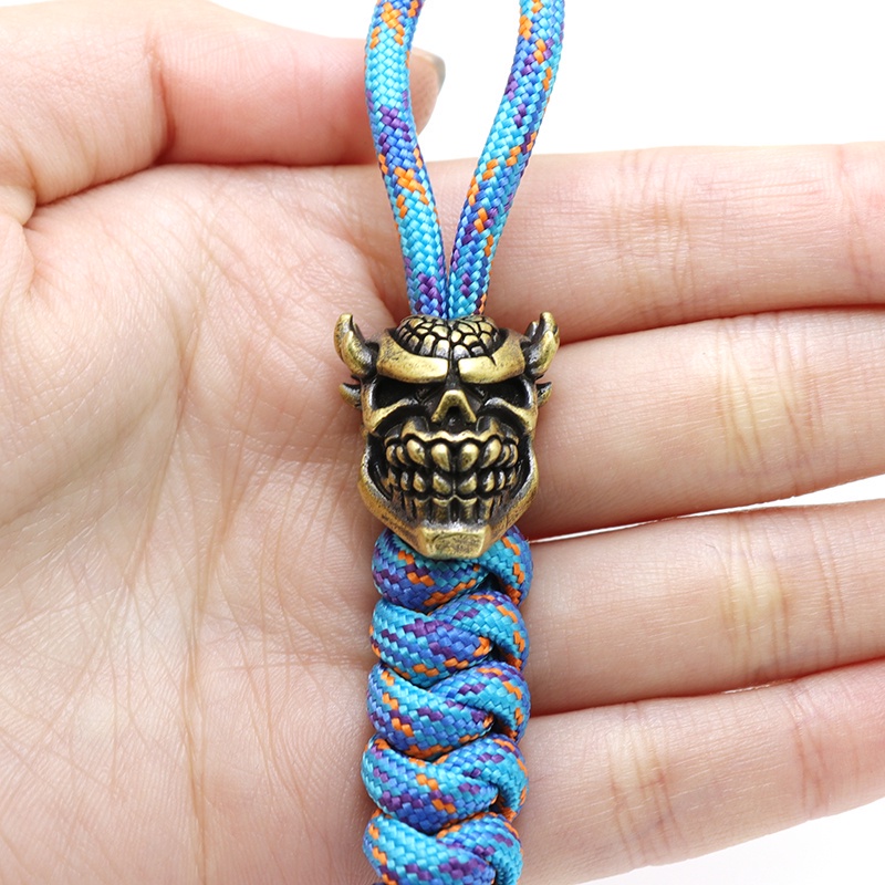 Phụ Kiện Hạt Làm Móc Khóa DIY Bằng Đồng Thau