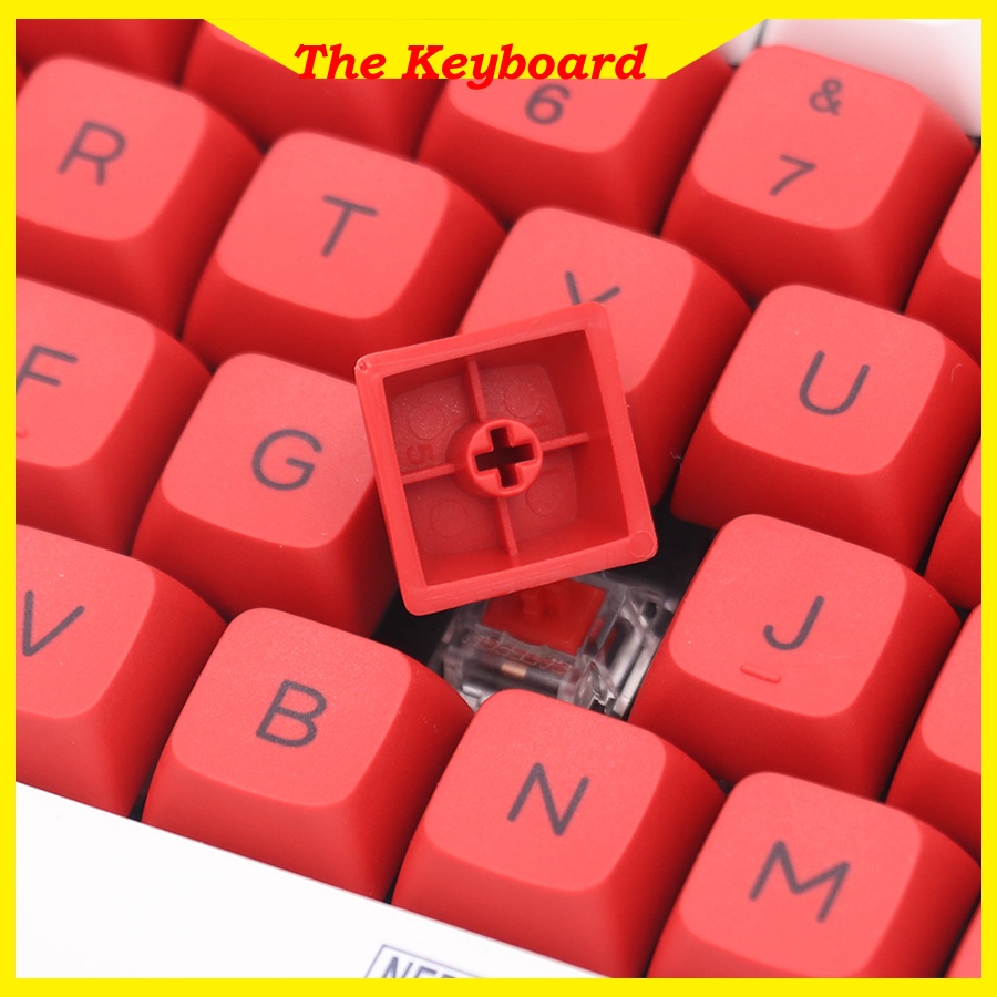 Keycap EVA 02. Keycap Evangelion Asuka XDA profile nhựa PBT. Nút bàn phím nhựa pbt giá rẻ.