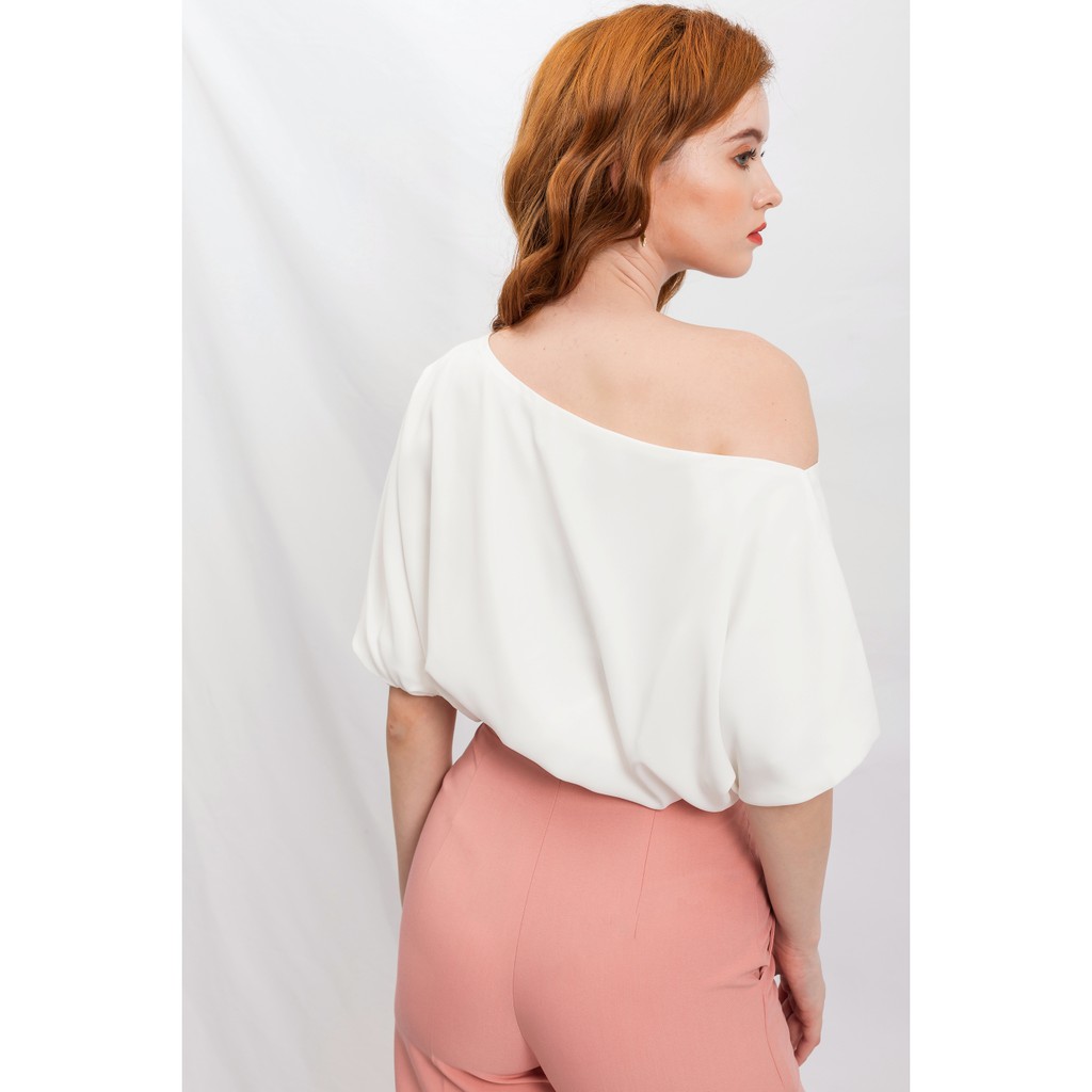 Quần culottes gấu lơ-vê hồng da, Chất cotton mềm mịn cao cấp GUNICH