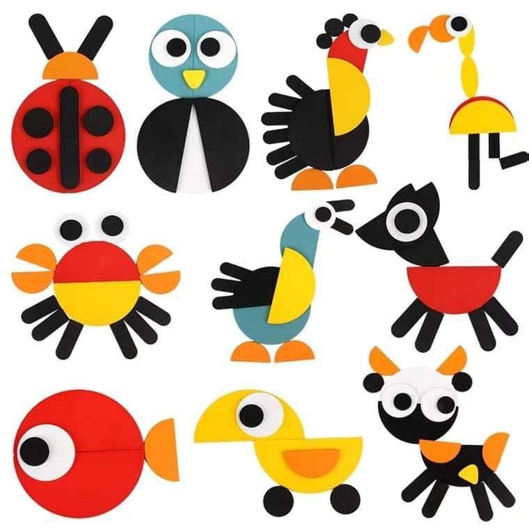 Montessori xếp hình động vật