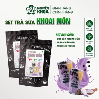 Set trà sữa khoai môn tự pha - thơm ngon, an toàn, hợp lý - ảnh sản phẩm 2