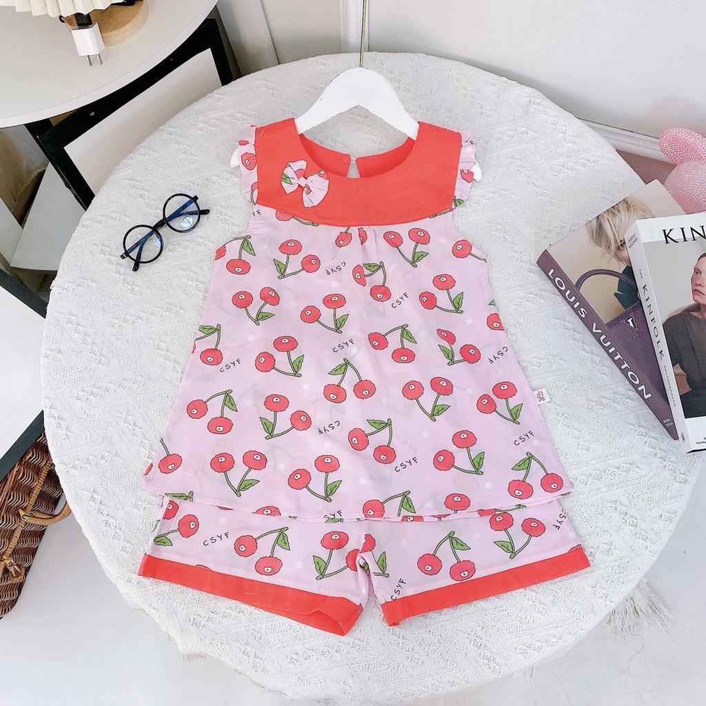 Bộ lanh lụa loại đẹp Bb angel cho bé từ 9-20kg BẢNG MÀU 2 MẪU 2022