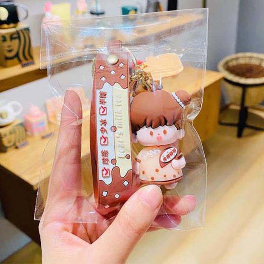 Móc Khóa Hình Ly Trà Sữa Dễ Thương