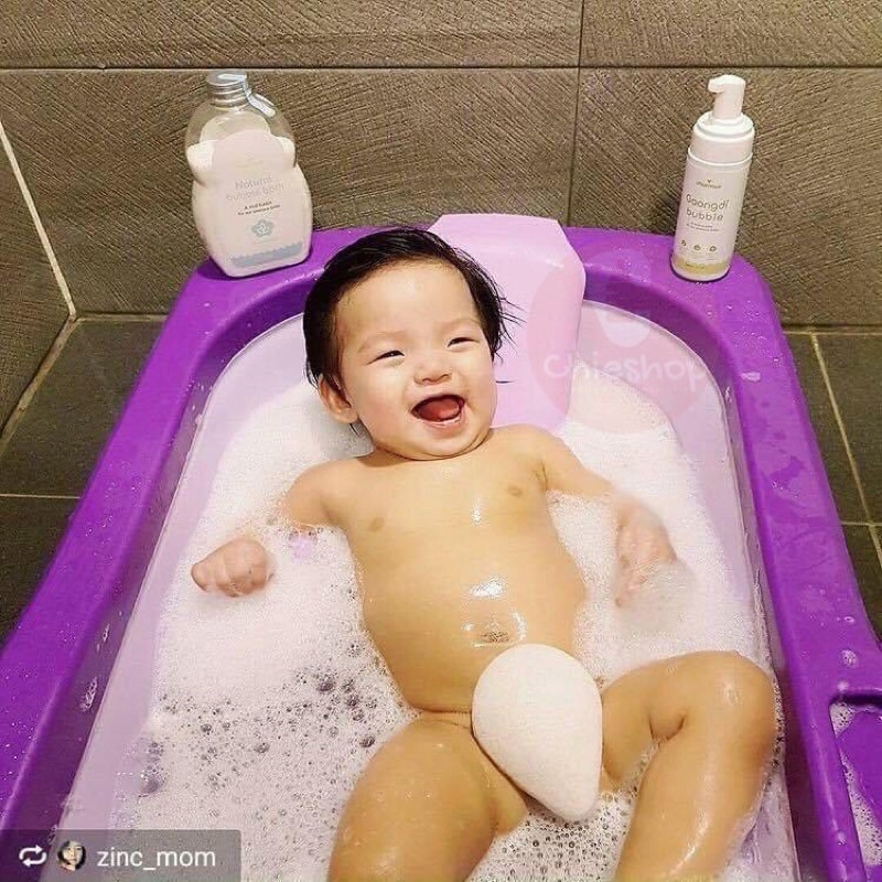 Bông tắm cho bé hữu cơ Meebee cao cấp siêu mềm mại