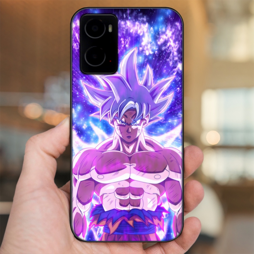 Ốp lưng Oppo A76 viền đen in hình Goku Dragon Ball