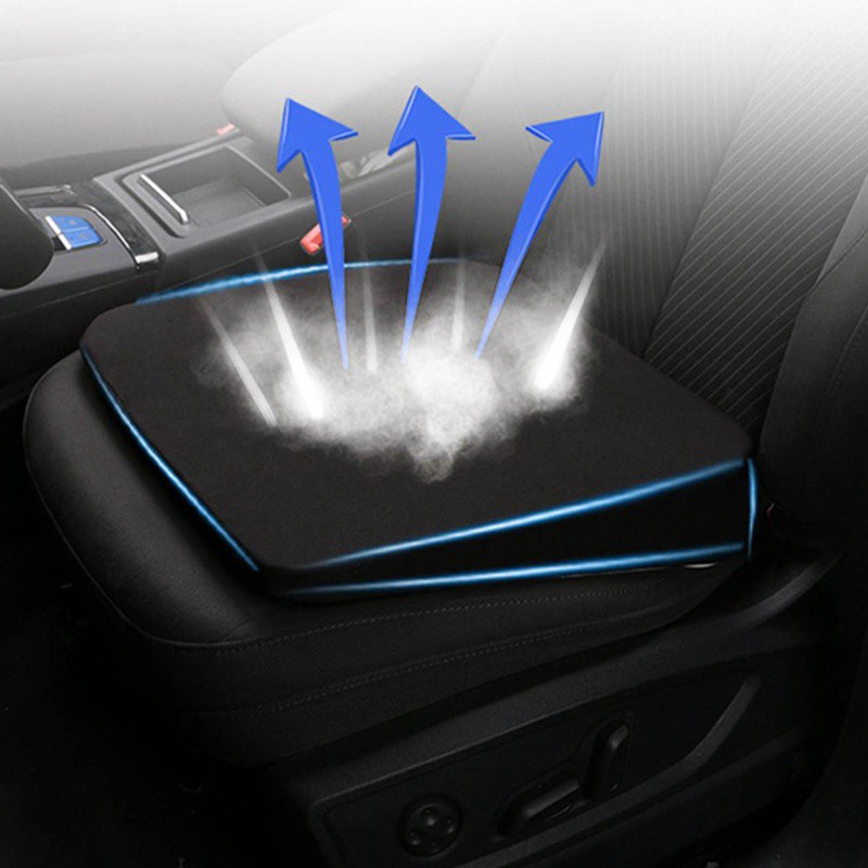 Đệm lót ghế ngồi xe hơi giảm đau lưng dưới bằng cao su non màu sắc