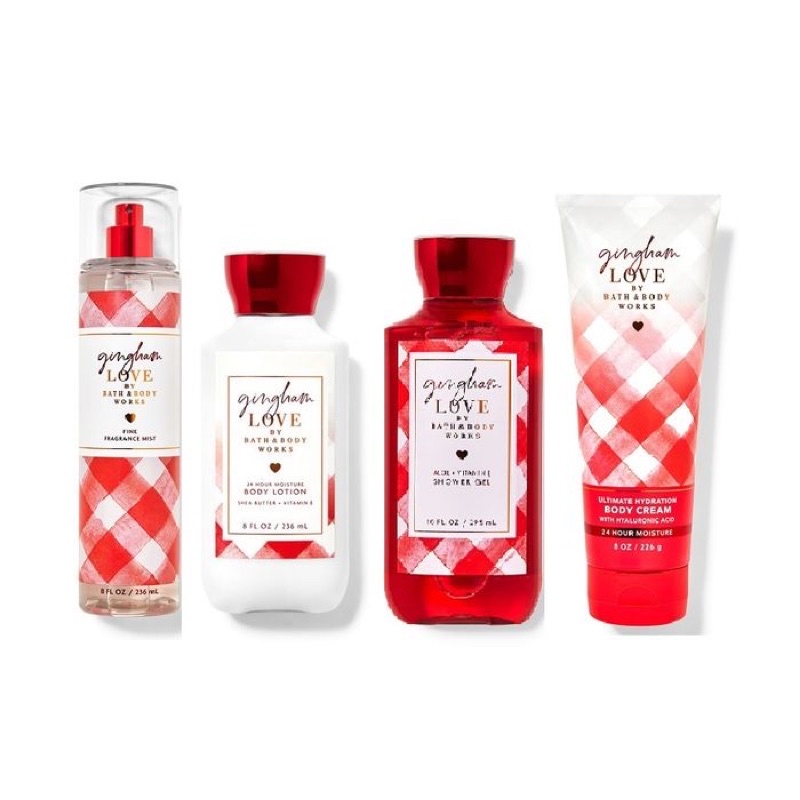 Sản phẩm tắm dưỡng xịt thơm lưu hương toàn thân Bath and Body Works-Gingham love