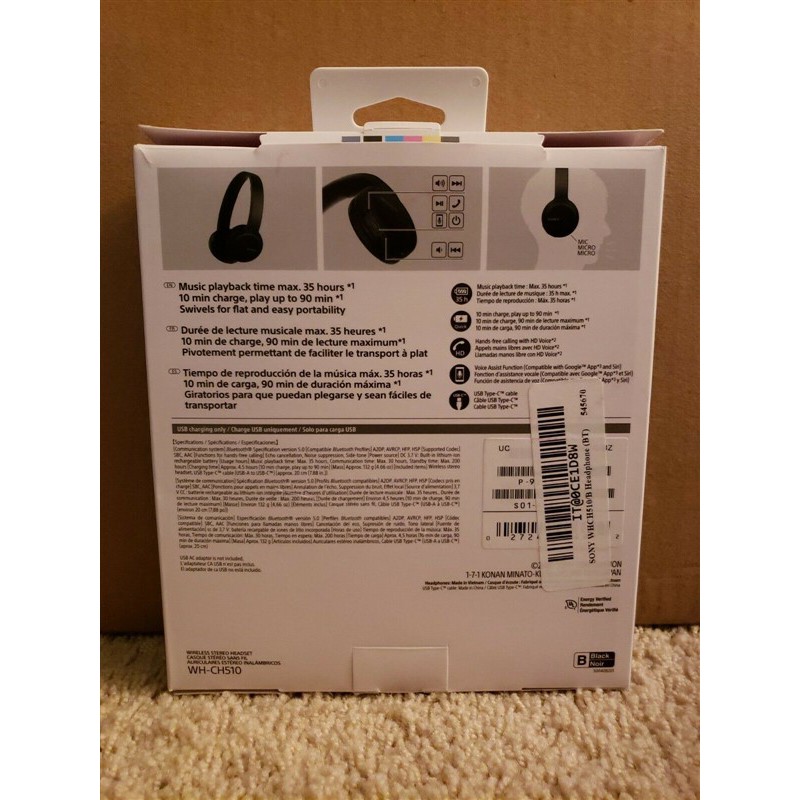 Tai nghe bluetooth không dây Sony WH-CH510N