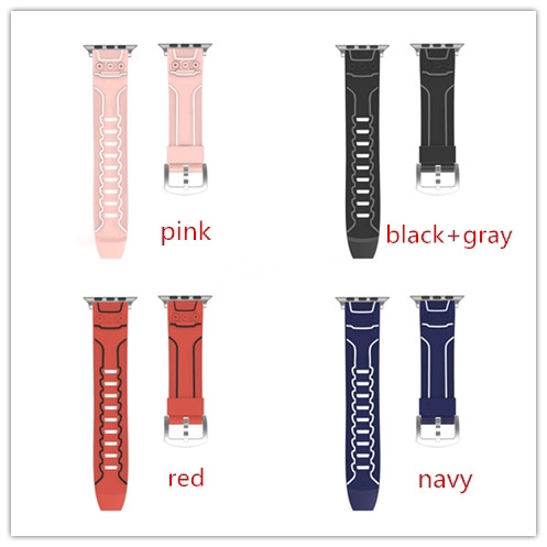 【Apple Watch Strap】Dây đeo silicon cho đồng hồ thông minh Apple Watch  Series se / 6 / 5 / 4 /3 / 2 / 1 ( 38mm / 42mm /40mm / 44mm)