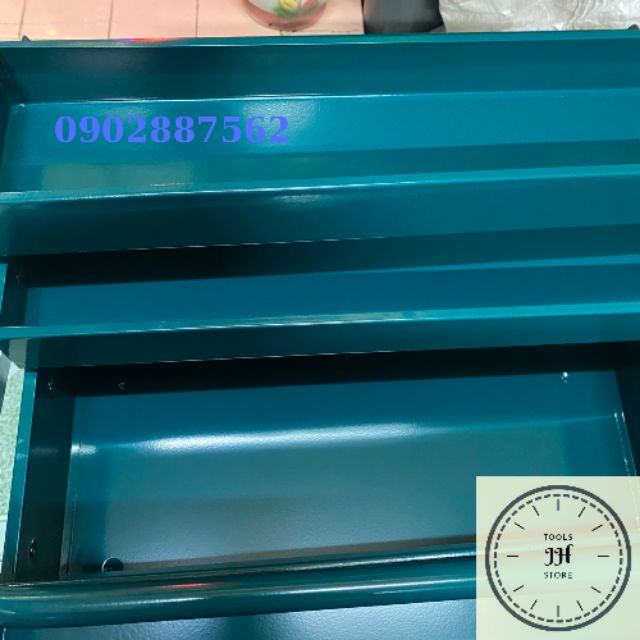 Thùng đồ nghề sắt total THT10702 16 inch 3 tầng