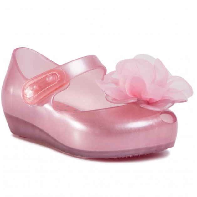 Giày nhựa thơm Melissa Mini Ultragirl Chic BB màu Hồng