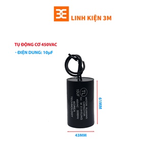 Tụ Điện Động Cơ CBB65 370VAC – Chuyên Dùng Cho Máy Nén, Motor