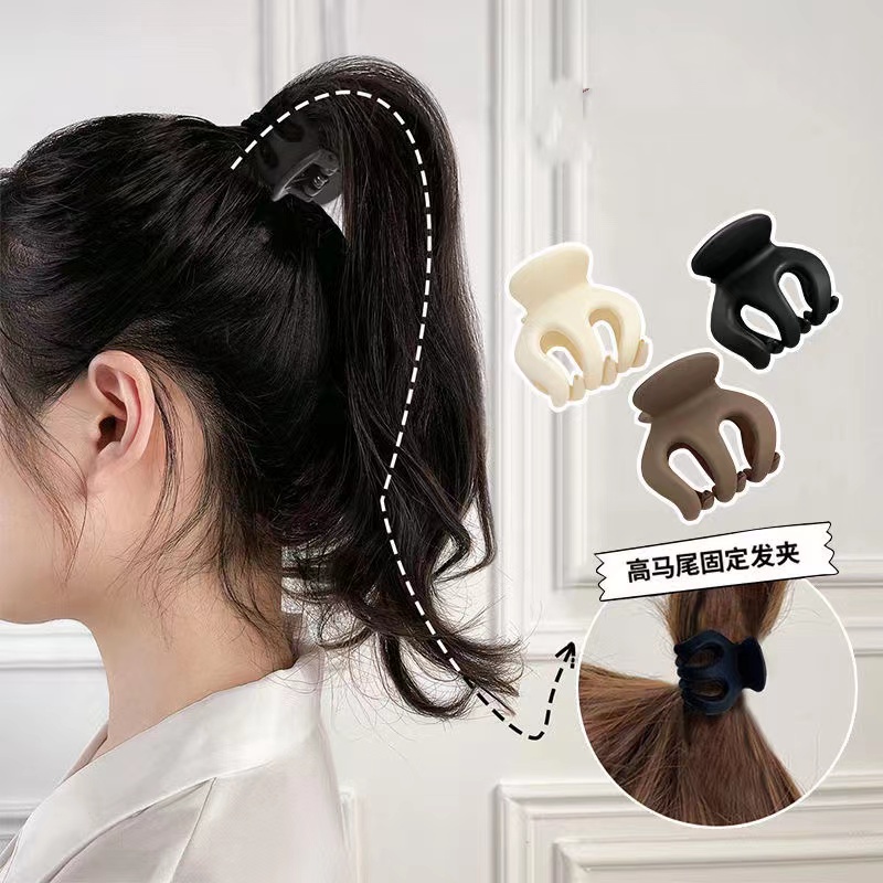 Kẹp Tóc Đuôi Ngựa Mini Bằng Kim Loại Phong Cách Hàn Quốc Dễ Thương