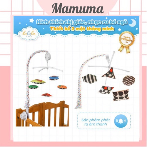 Treo cũi phát nhạc, treo nôi Lalala Baby kích thích thị giác cho bé chạy bằng cót - có bảo hành lỗi 1 đổi 1 - Mamuma
