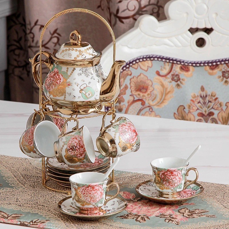 Set ấm trà phong cách retro